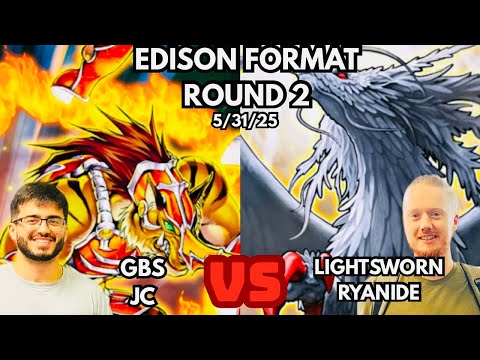 Yugioh Edison Format Round 2: Gladiator Beasts Vs Lightsworn!