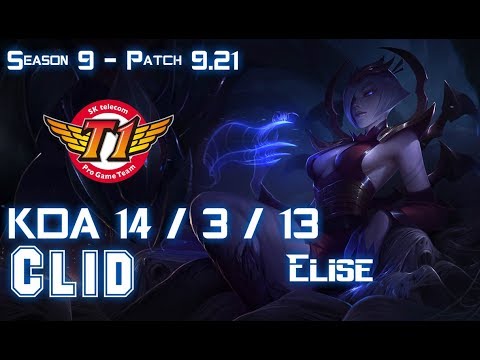 SKT T1 Clid ELISE vs JARVAN IV Jungle - Patch 9.21 EUW Ranked