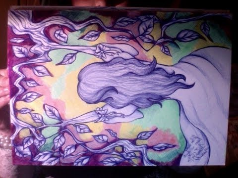 ''When earth takes us back'' painting by Heiduskaja