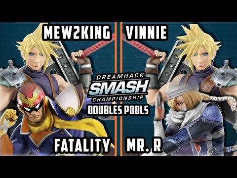 DHATL 17 Smash 4 - Mew2King & Fatality Vs. Mr. R & Vinnie Doubles Pools - Smash Wii U