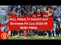 Coventry City v Manchester United | Key Moments | FULL PENALTY SHOOT-OUT | FA Cup 2023-24 Semi Final