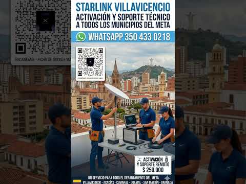 ​¡Internet Starlink en Villavicencio y todo el Meta! 🛰️ Meta Conectado - Activación y Soporte