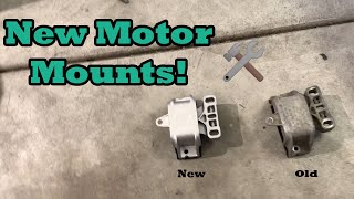 Installing New Motor Mounts on the Jetta!