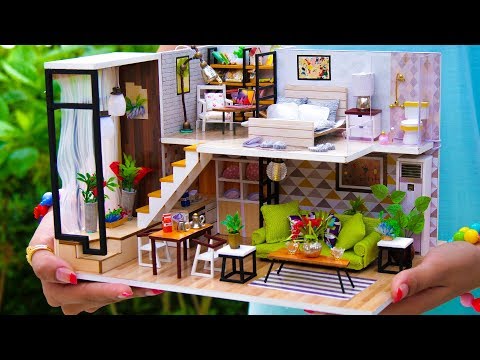 5 DIY Miniature Doll House Rooms #2