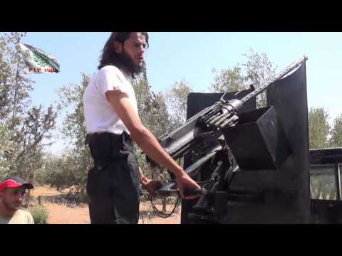 مقابلة مع عناصر اللواء 313 جند بدر المرابطون في مدينة تلبيسة في ريف حمص