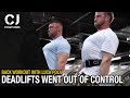 Deadlifts went out of Control | Heavy Back Workout with Luca Pola