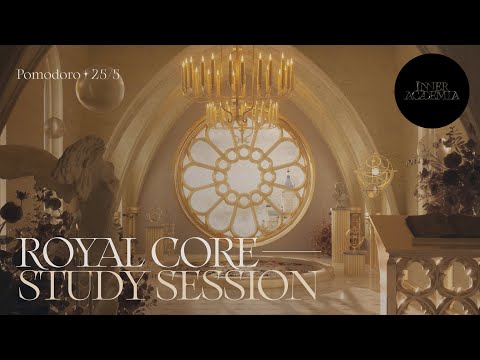 Study at the Royalcore x Romantic Academia Castle✨ Pomodoro 25/5 🔔  2 hrs