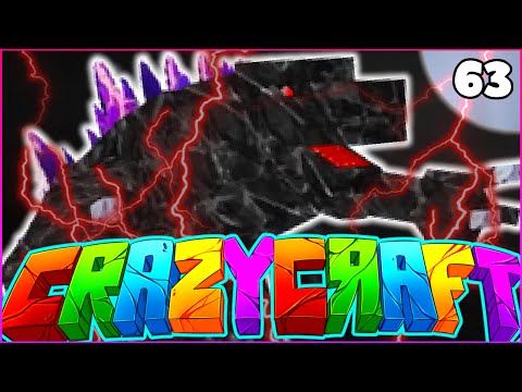Minecraft CRAZY CRAFT 3.0 SMP - "BATTLING MOBZILLA" - Episode 63