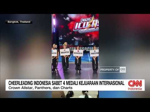 Cheerleading Indonesia Sabet 4 Medali di Bangkok