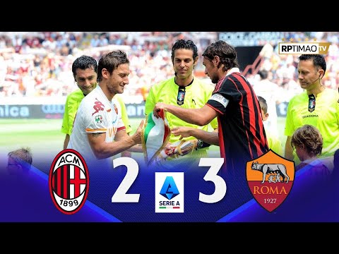 Milan 2 x 3 Roma ● Serie A 2008/09 Extended Goals & Highlights ᴴᴰ