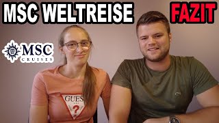 Fazit zur MSC Weltreise 2024 mit der MSC Poesia 🛳️ (MSC Worldcruise)