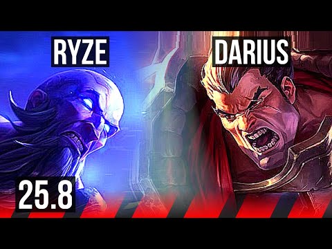 RYZE vs DARIUS (TOP) | 2/1/4 | KR Master | 25.8