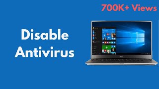 How to Disable Antivirus on Windows 10 (Quick & Easy) | Turn Off Antivirus on Windows 10