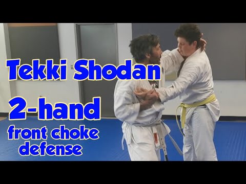 Tekki Shodan: 2-Hand Front Choke Defense