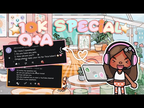 10K SPECIAL Q + A!! ⭐️🌈 || 🔊VOICED || Toca Boca Roleplay 🌎