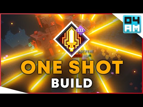 04AM - ONE SHOT KILL ANY BOSS IN THE GAME Build for Minecraft Dungeons: Creeping Winter DLC