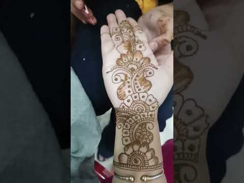 mehendi after a long time 😃😃 #ytshortsindia