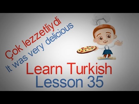 Learn Turkish Lesson 35 - Eating Phrases (Part 3)