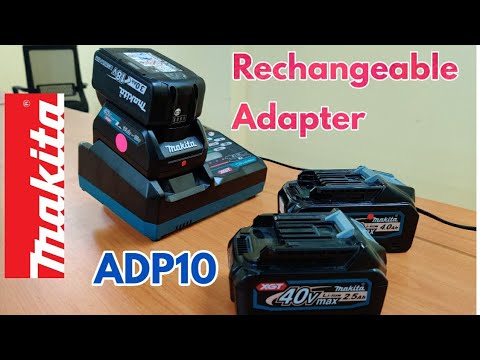 Unboxing ADP10 Makita Rechangeable Adapter 40V max to 18V