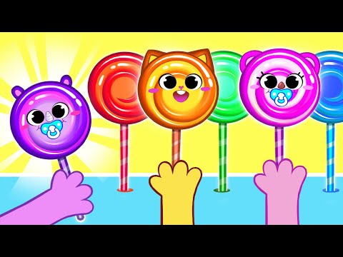 Little Lollipop for Kids 🍭 🥰 | Funny Toddler Cartoons by Toddler Zoo Tales