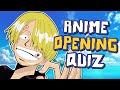 Anime Openings Quiz - EASY [30 Songs]