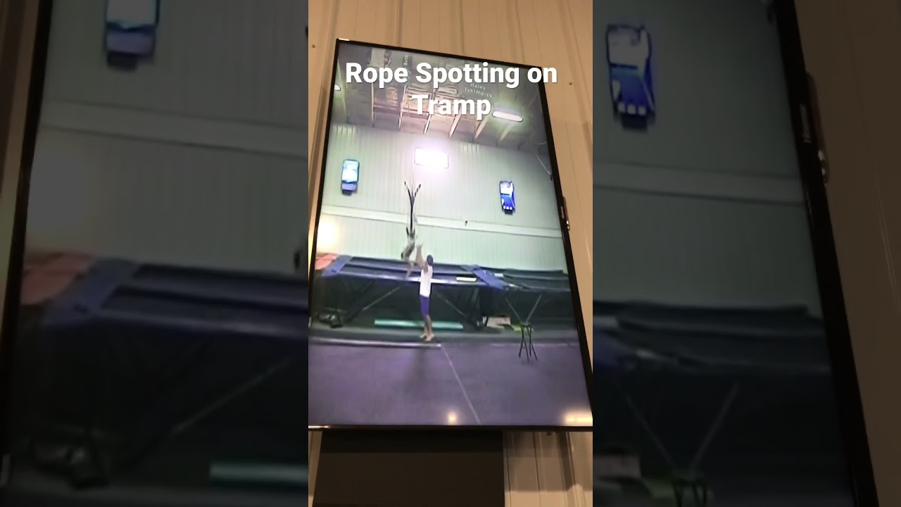 Rope Spotting on Trampoline Demo