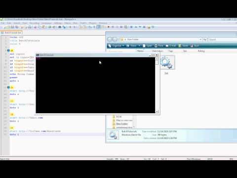 Batch Tutorial 1 Making Your First Dos Program