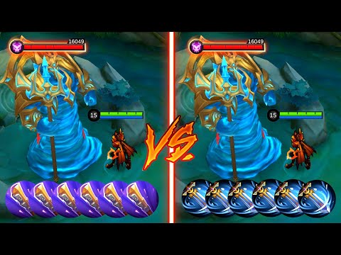 Karrie 6x Golden staff vs 6x Demon hunter sword | Who's the winner?