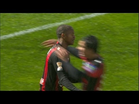 But Mahamane TRAORE (9') - OGC Nice - Olympique Lyonnais (3-1 / 2012-13