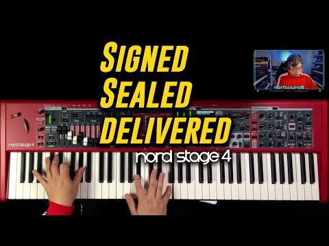 Signed Sealed Delivered Stevie Wonder Nord Stage 4 70s & 80s Disco/Funk Cover Sounds