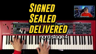 Signed Sealed Delivered Stevie Wonder Nord Stage 4 70s &amp; 80s Disco/Funk Cover Sounds