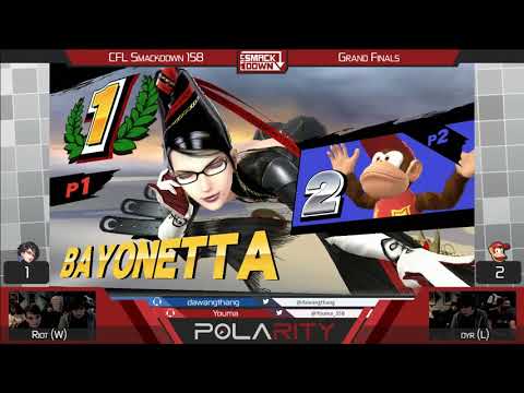 CFL Smackdown 158 WiiU - Riot (Bayonetta) vs Dyr (Diddy Kong) - Grand Finals