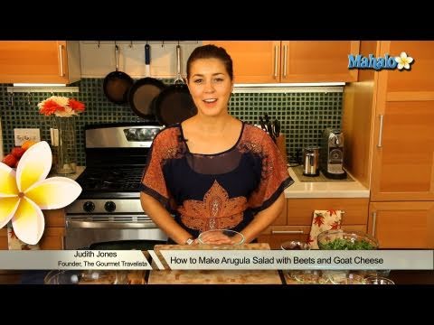 How to Make Arugula Salad With Beets and Goat Cheese