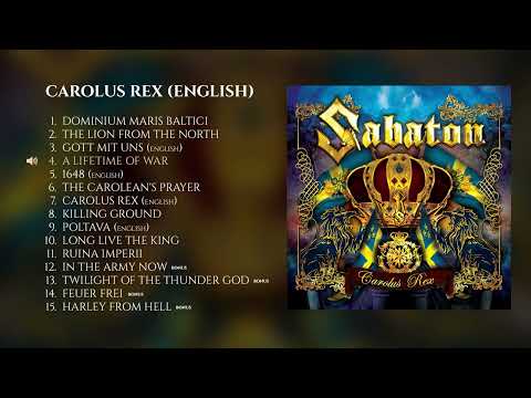 SABATON - Carolus Rex - English (Full Album)