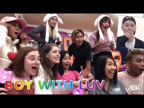 BTS (방탄소년단) - 작은 것들을 위한 시 (Boy With Luv) feat. Halsey MV Reaction by ABK Crew from Australia