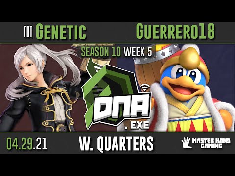DNA.EXE S10:W5 - TDT | Genetic (Robin) Vs. Guerrero18 (Dedede) - W Quarterfinals