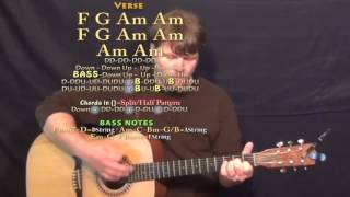 Lead On (Phillip Phillips) Guitar Lesson Chord Chart