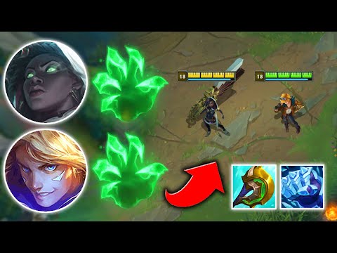 WE TRIED RAV'S GRASP ADC BOT LANE AND BOTH BECAME TANKS - League of Legends