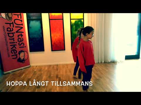 Rörelsekalender FUNtasifabriken - Hoppa långt tillsammans