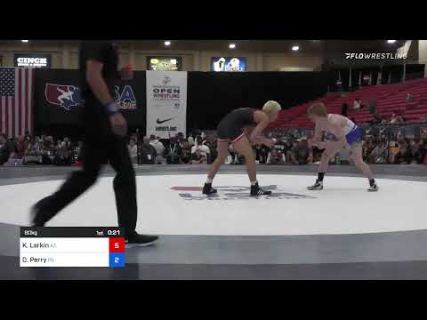 60 Kg Round 2 - Kyler Larkin, Arizona Vs Dalton Perry, Pennsylvania 196b