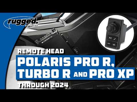 Installing the Remote Head Mount Kit for the Polaris RZR PRO XP, Turbo R, Pro R