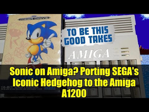 Sonic on Amiga? Porting SEGA's Iconic Hedgehog to the Amiga A1200 | Retro Gaming Modding