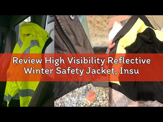 Vídeo relacionado con Ergodyne High Visibility Reflective Winter Safety Jacket, Insulated Parka, ANSI Compliant, GloWear 8384,Lime,Medium