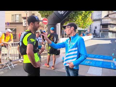 interview d'Aurélien Sanchez après 60 km d'effort et vainqueur de la Barcley 2023