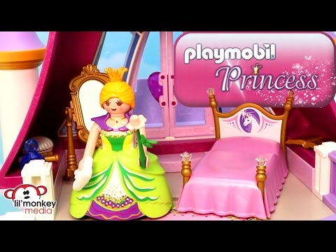 Playmobil Princess Unicorn Jewel Castle and Princess Swan Boat!
