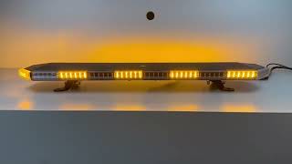 LED rampa 760mm, oranžová+bílá, 12-30V, ECE R65