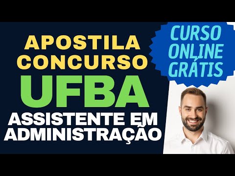 Baixar Apostila Concurso UFBA Grátis Curso Online