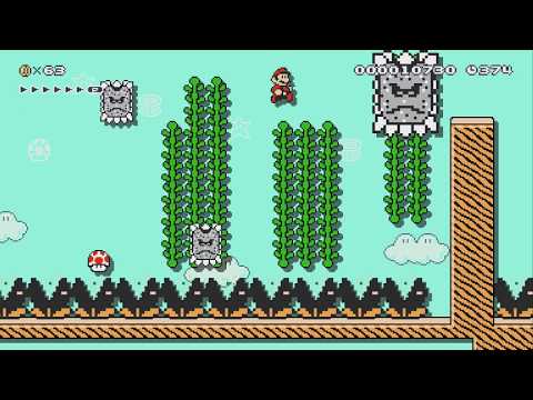 Free Fall Forest by FTDB - Super Mario Maker 2 - No Commentary 1bv