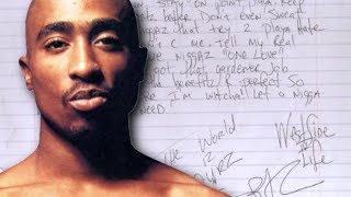 RARE - TUPAC HAND WRITTEN LETTER TO BIG LOCK ON BIGGIE &amp; ONE NATION