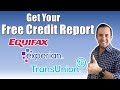 Get Your Free Credit Report 3 Major Credit Bureaus